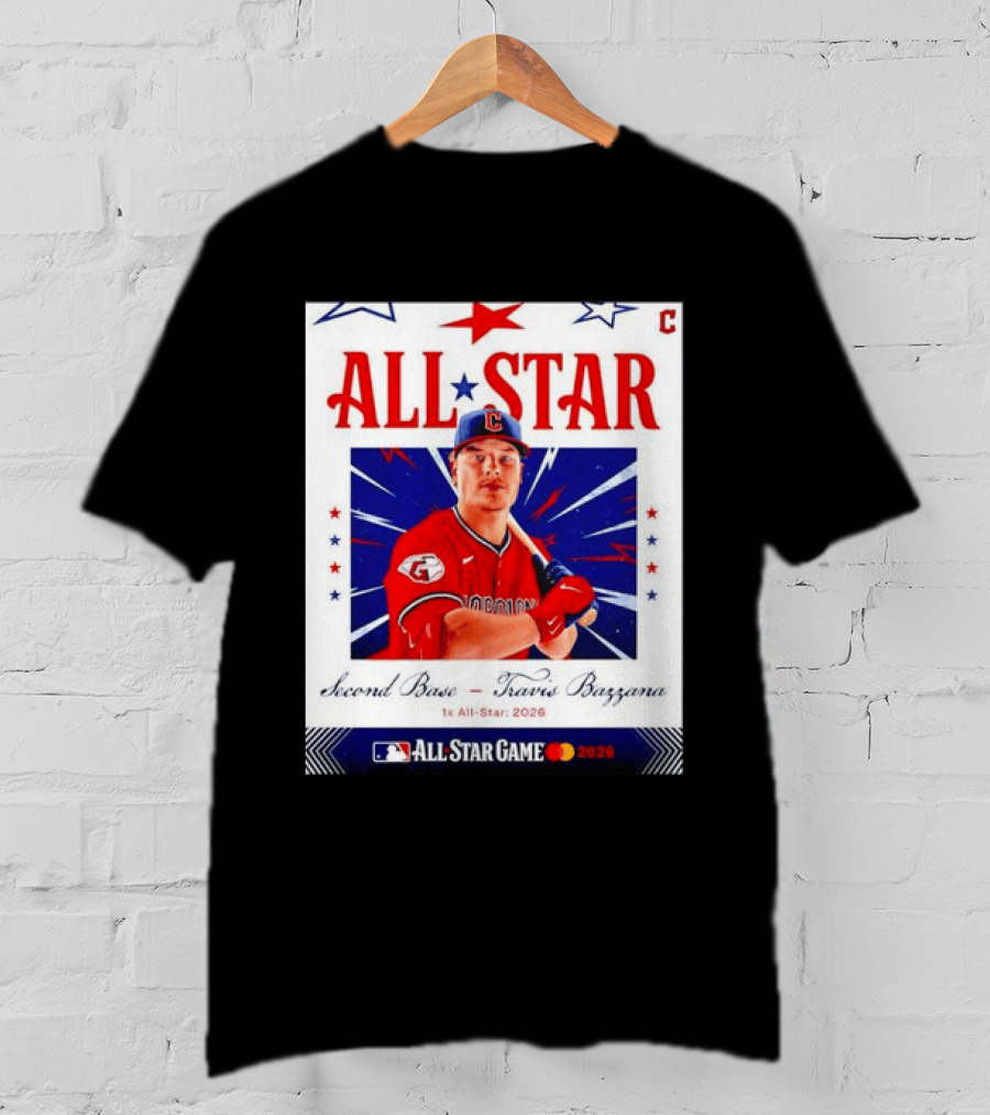 Travis Bazzana 2026 MLB All Star Game Second Base Player Card T-Shirt