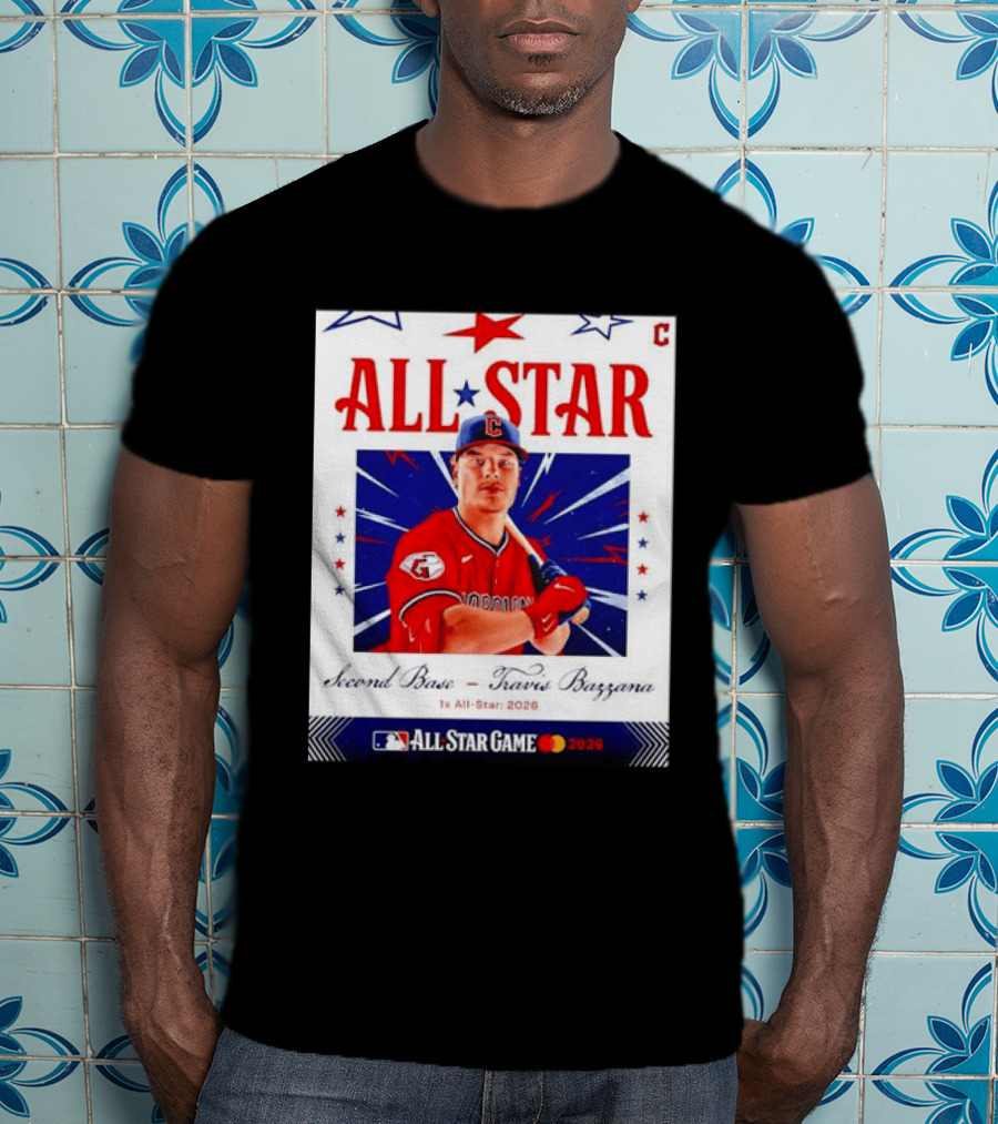 Travis Bazzana 2026 MLB All Star Game Second Base Player Card T-Shirt