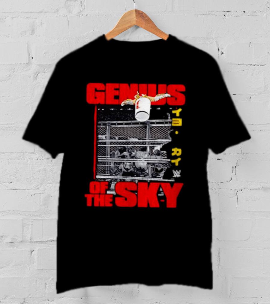 Genius Of The Sky Iyo Sky WWE Trash Can Flip T-Shirt