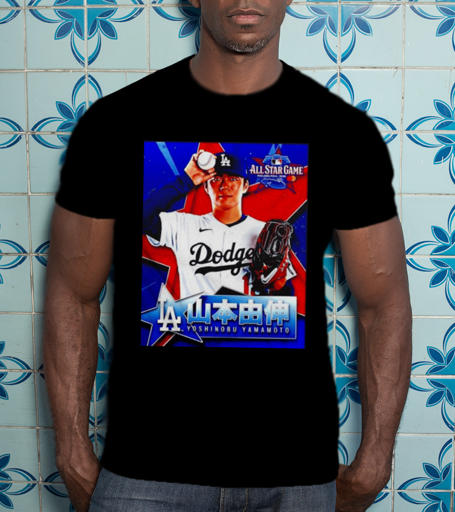 Los Angeles Dodgers Yoshinobu Yamamoto 2026 All Star Game Baseball T-Shirt