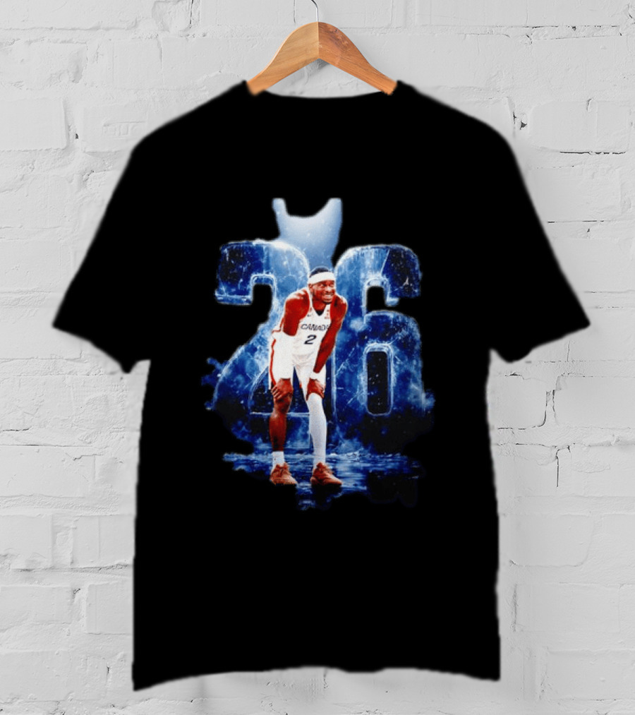 Shai Gilgeous Alexander Canada Basketball 2 Team Jersey 26 T-Shirt