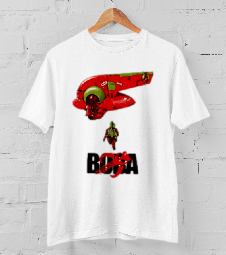 Bobakira Star Wars Boba Fett Mashup Slave I Spaceship And Armor T-Shirt