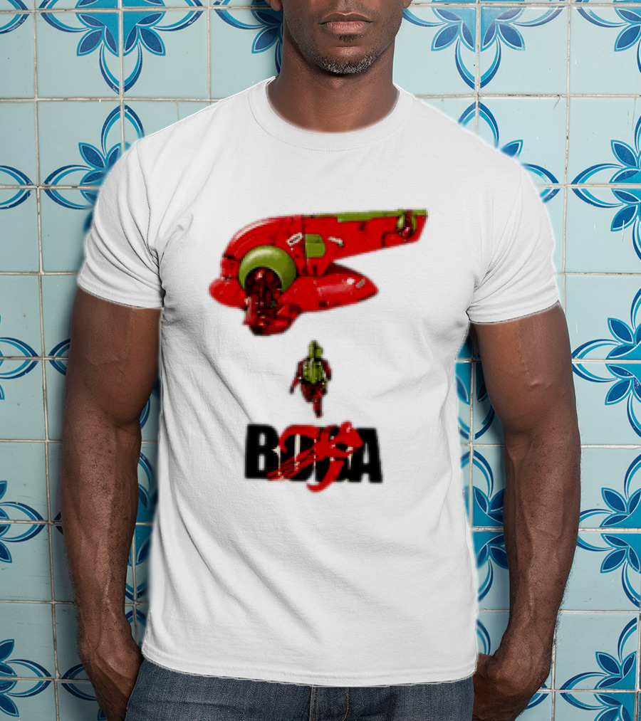 Bobakira Star Wars Boba Fett Mashup Slave I Spaceship And Armor T-Shirt