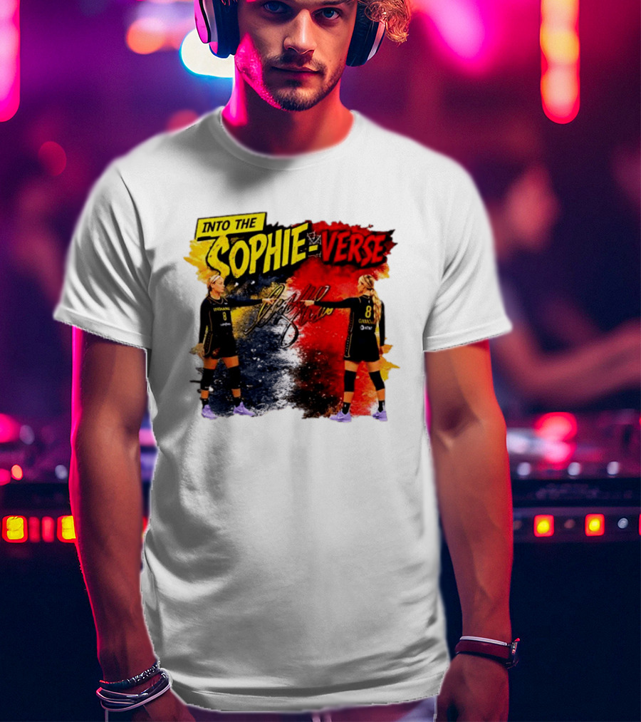 Into The Sophie Verse Sophie Cunningham Indiana Fever WNBA T-Shirt