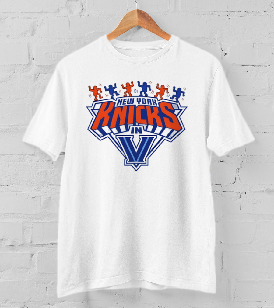 New York Knicks Vs Villanova 2026 Basketball Game Event T-Shirt