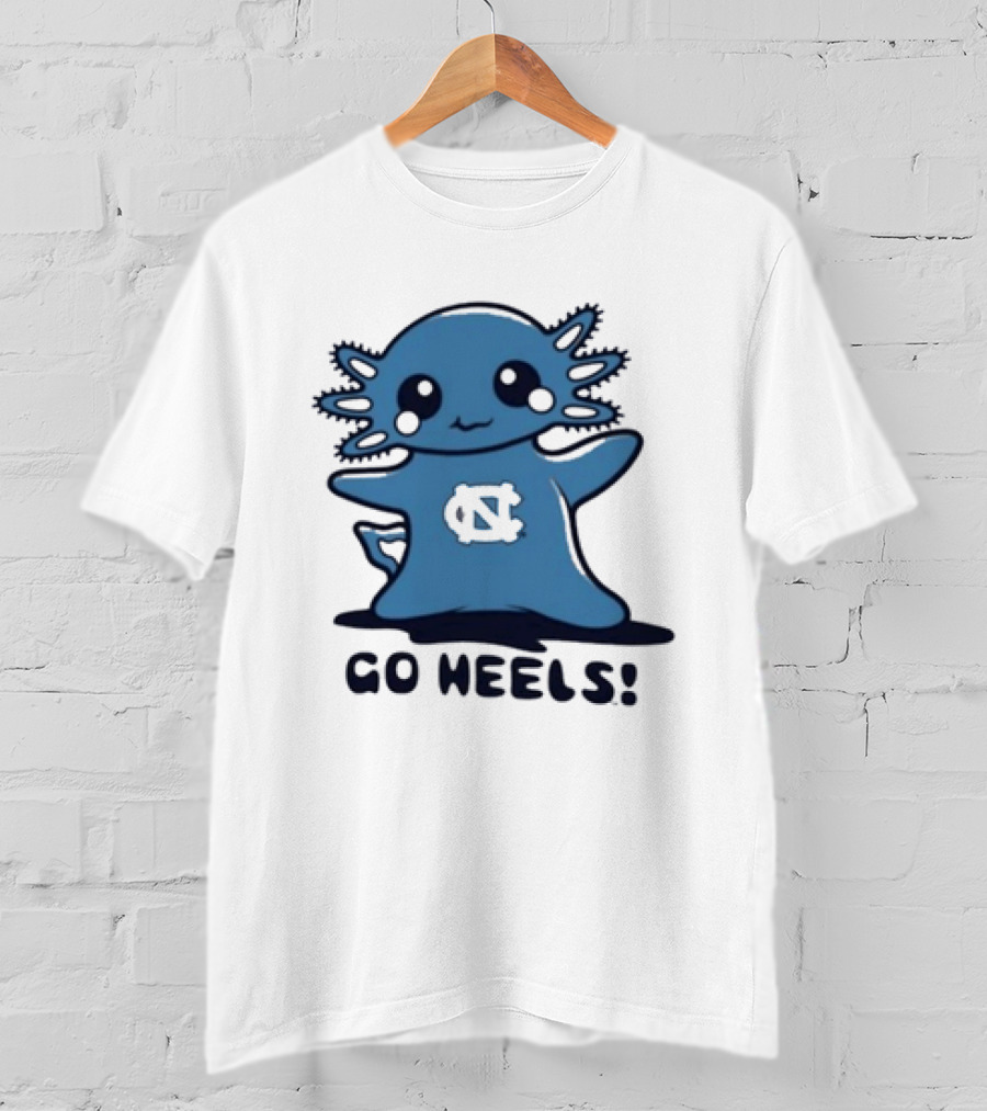 UNC Axolotl Go Heels Cute College Sports T-Shirt