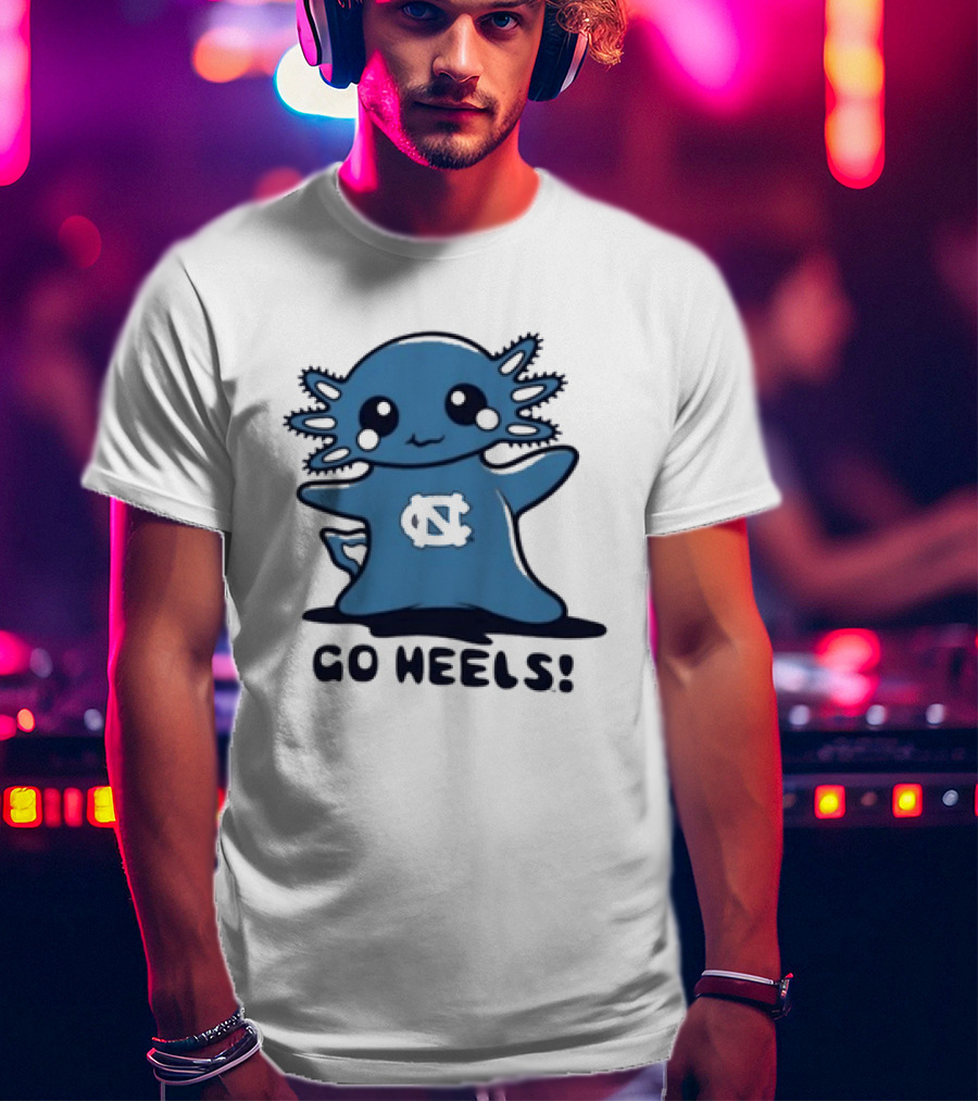 UNC Axolotl Go Heels Cute College Sports T-Shirt