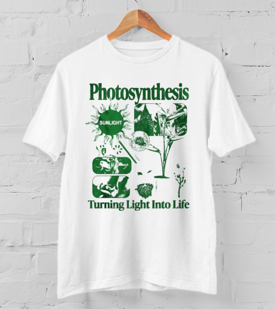 Photosynthesis Turning Light Into Life Science Botanical Diagrams T-Shirt
