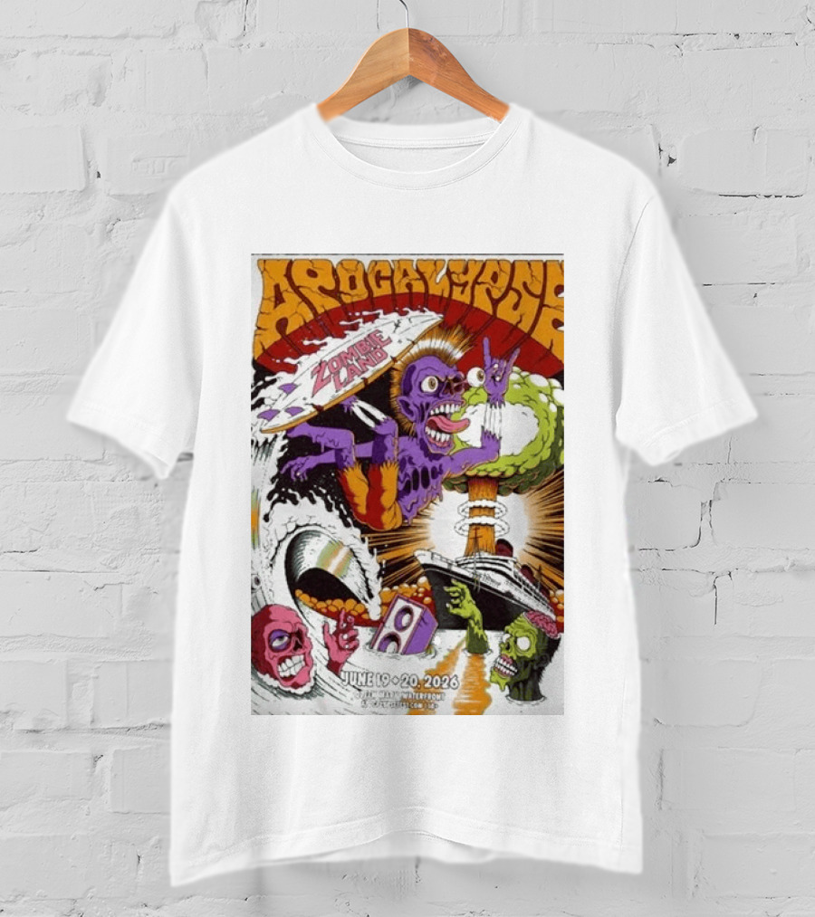 Zombie Land Apocalypse June 19 20 2026 Waterfront Event T-Shirt