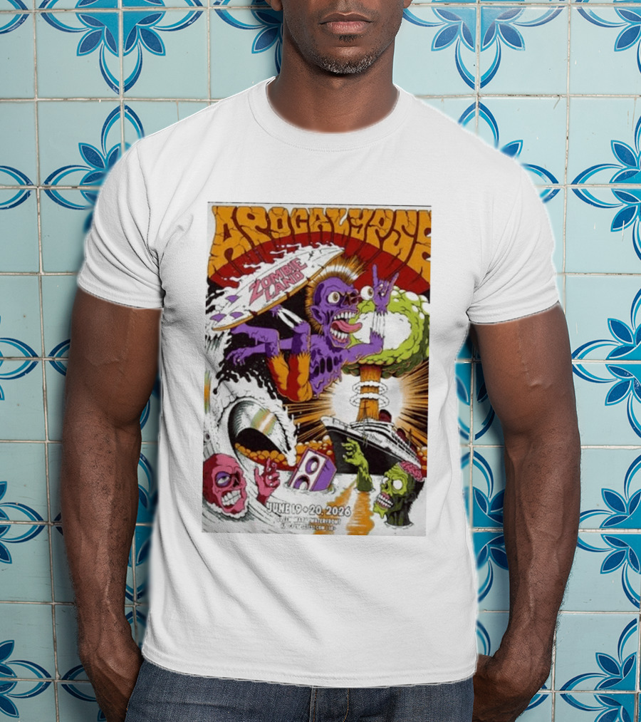 Zombie Land Apocalypse June 19 20 2026 Waterfront Event T-Shirt