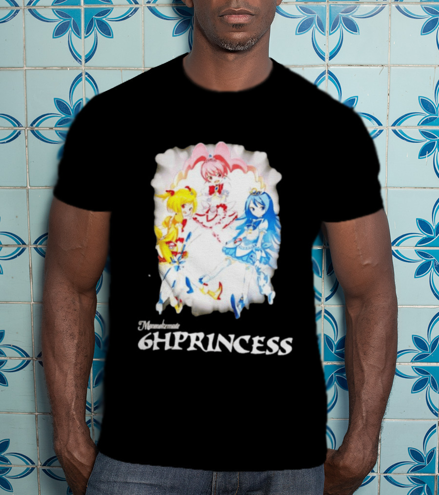 Mononoke 6HPPrincess Anime Characters Colorful Trio T-Shirt