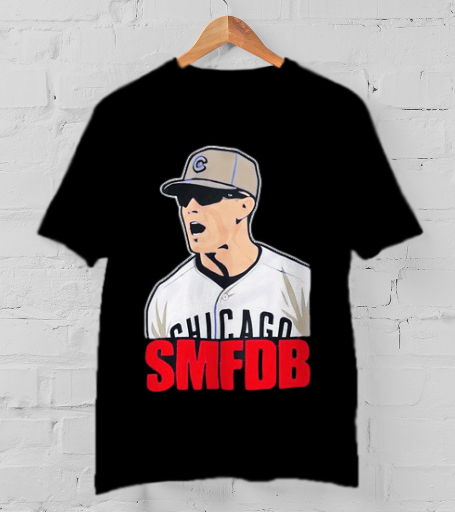 Chicago Cubs SMFDB Manager Yelling Iconic Baseball Team Fan T-Shirt