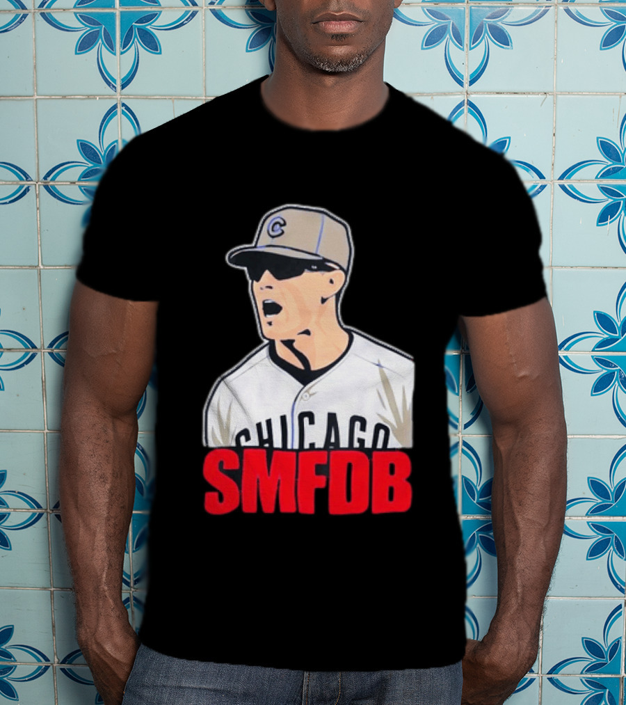 Chicago Cubs SMFDB Manager Yelling Iconic Baseball Team Fan T-Shirt