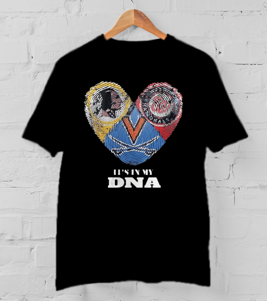 Virginia Cavaliers It's In My DNA Unique Fingerprint T-Shirt