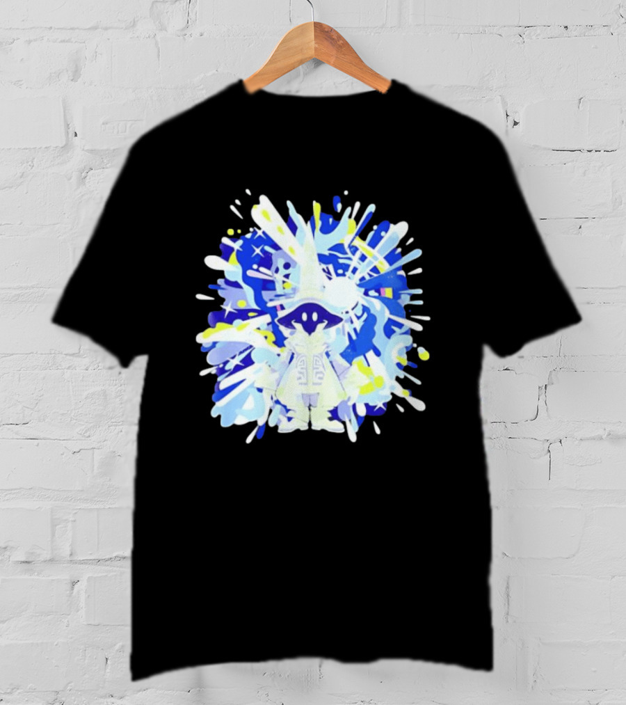 Vivi Ornitier Final Fantasy Black Mage Magic Stars Explosion T-Shirt