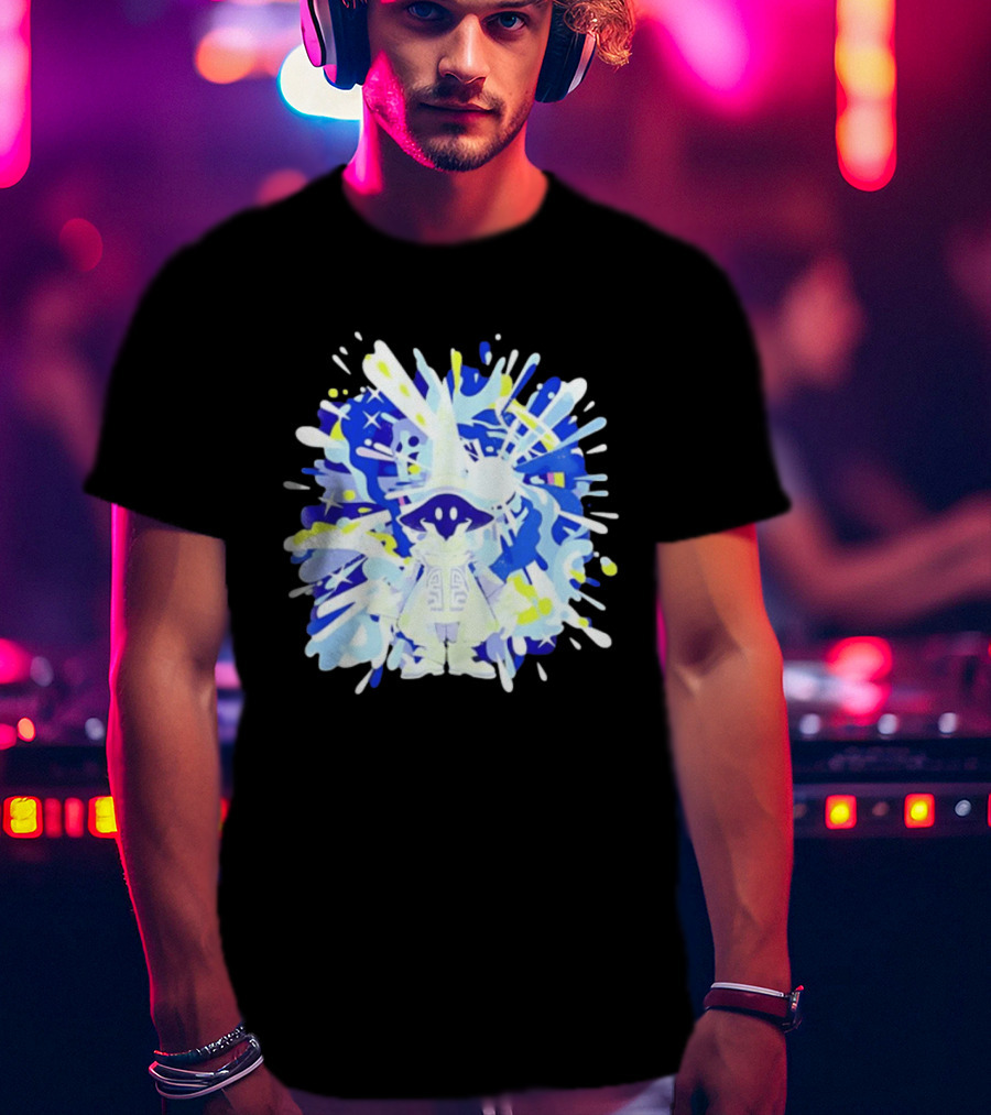 Vivi Ornitier Final Fantasy Black Mage Magic Stars Explosion T-Shirt