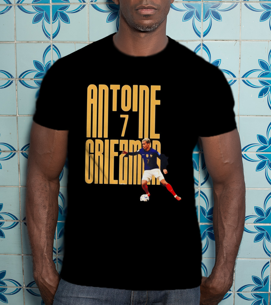 Antoine Griezmann 7 France Football Dribbling T-Shirt