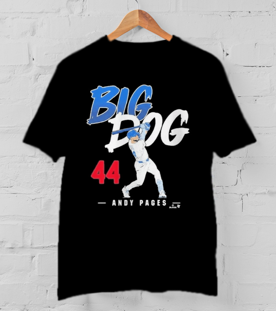 MLB Los Angeles Dodgers Andy Pages 44 Big Dog T-Shirt