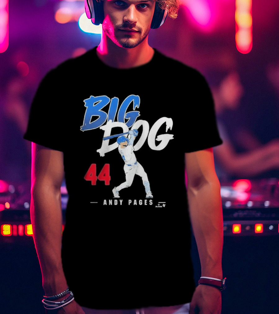 MLB Los Angeles Dodgers Andy Pages 44 Big Dog T-Shirt