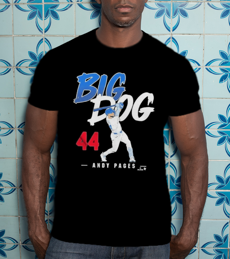 MLB Los Angeles Dodgers Andy Pages 44 Big Dog T-Shirt