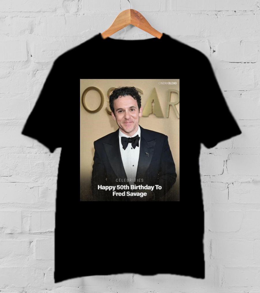 Happy 50th Birthday To Fred Savage CinemaBlend Celebrities T-Shirt