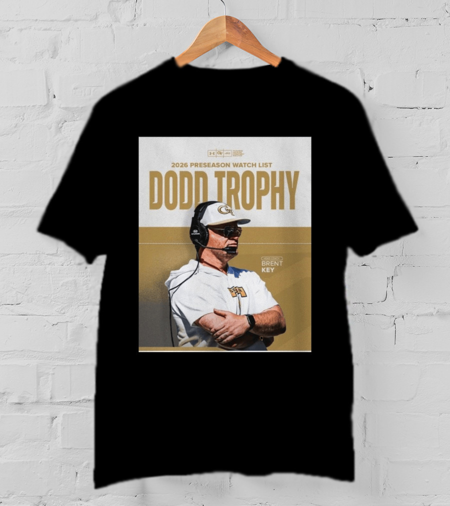2026 Preseason List Dodd Trophy Head Coach Brent Key T-Shirt