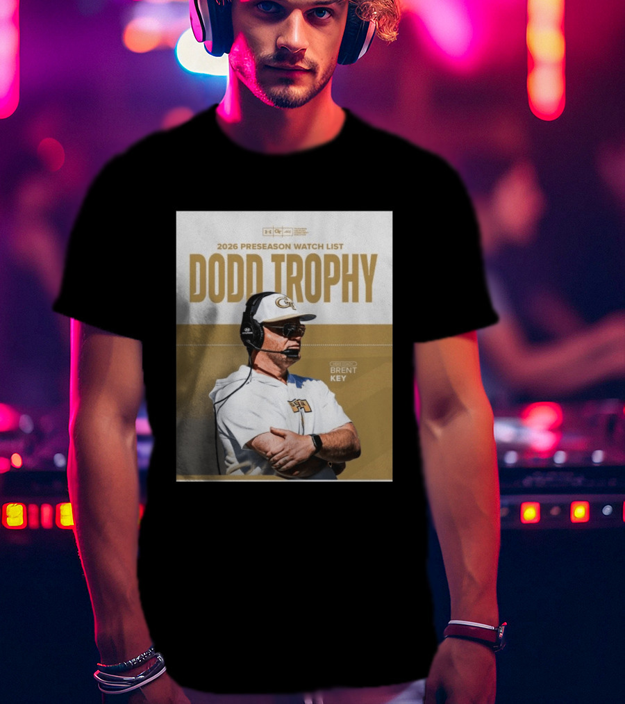 2026 Preseason List Dodd Trophy Head Coach Brent Key T-Shirt