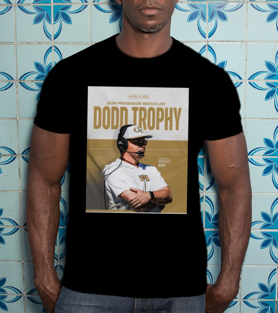 2026 Preseason List Dodd Trophy Head Coach Brent Key T-Shirt