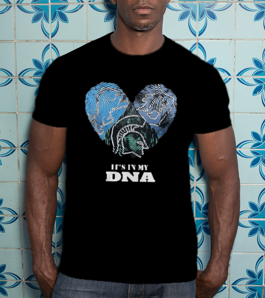 Heart Fingerprint Dog Breed Lover It's In My DNA T-Shirt