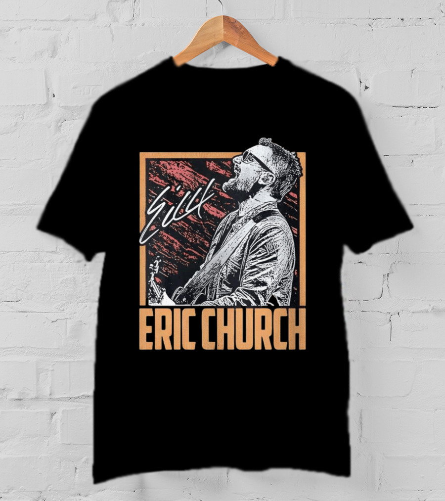 Sick Eric Church Live Singing Performance T-Shirt