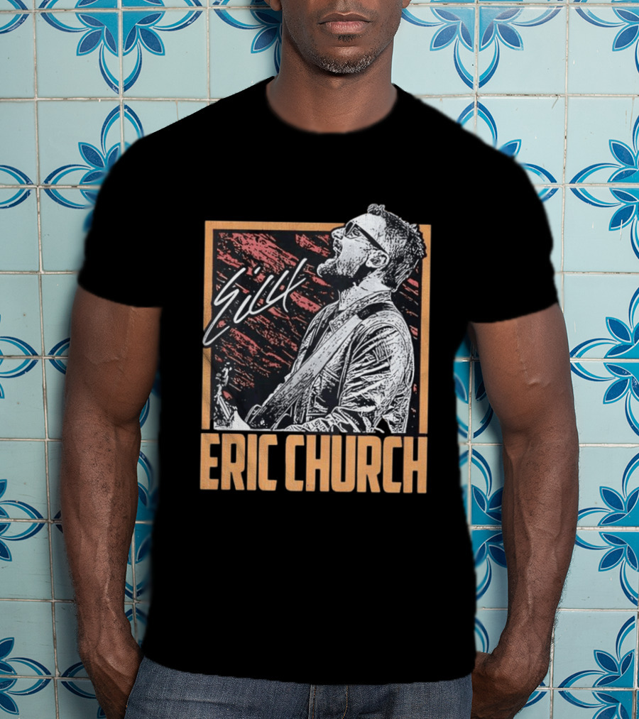 Sick Eric Church Live Singing Performance T-Shirt