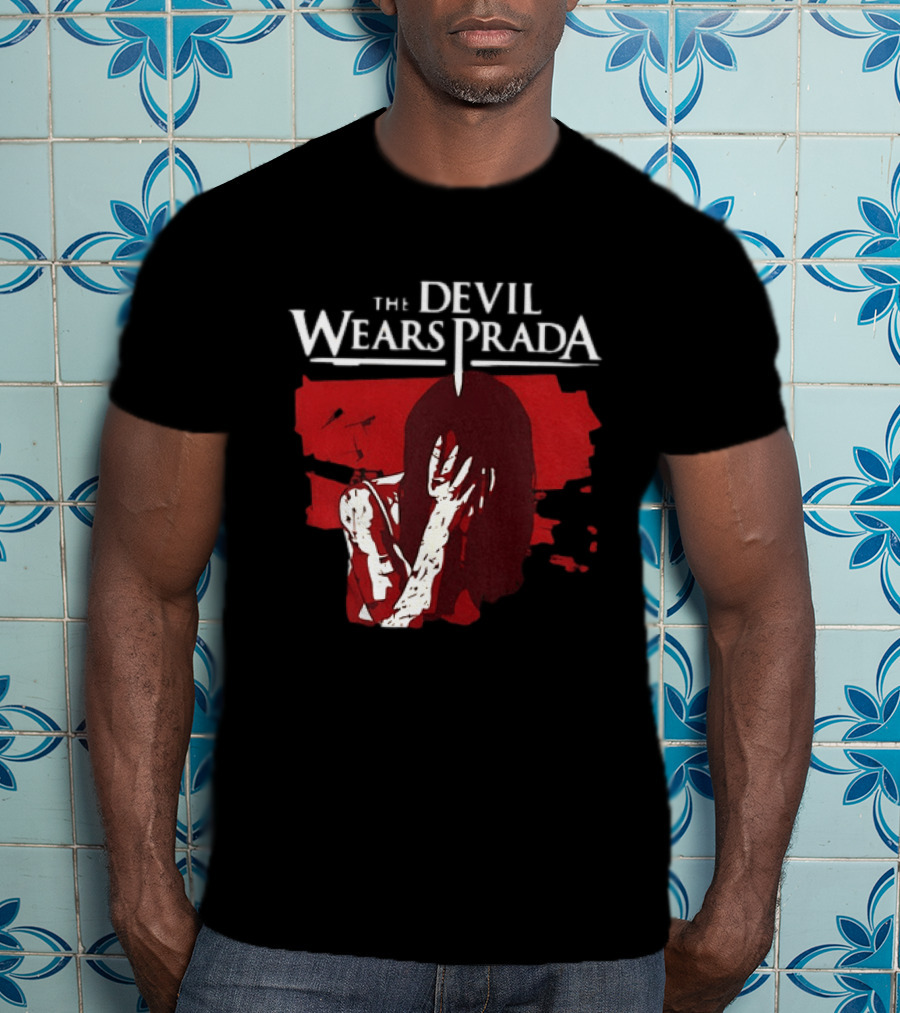The Devil Wears Prada Crying Girl Red T-Shirt