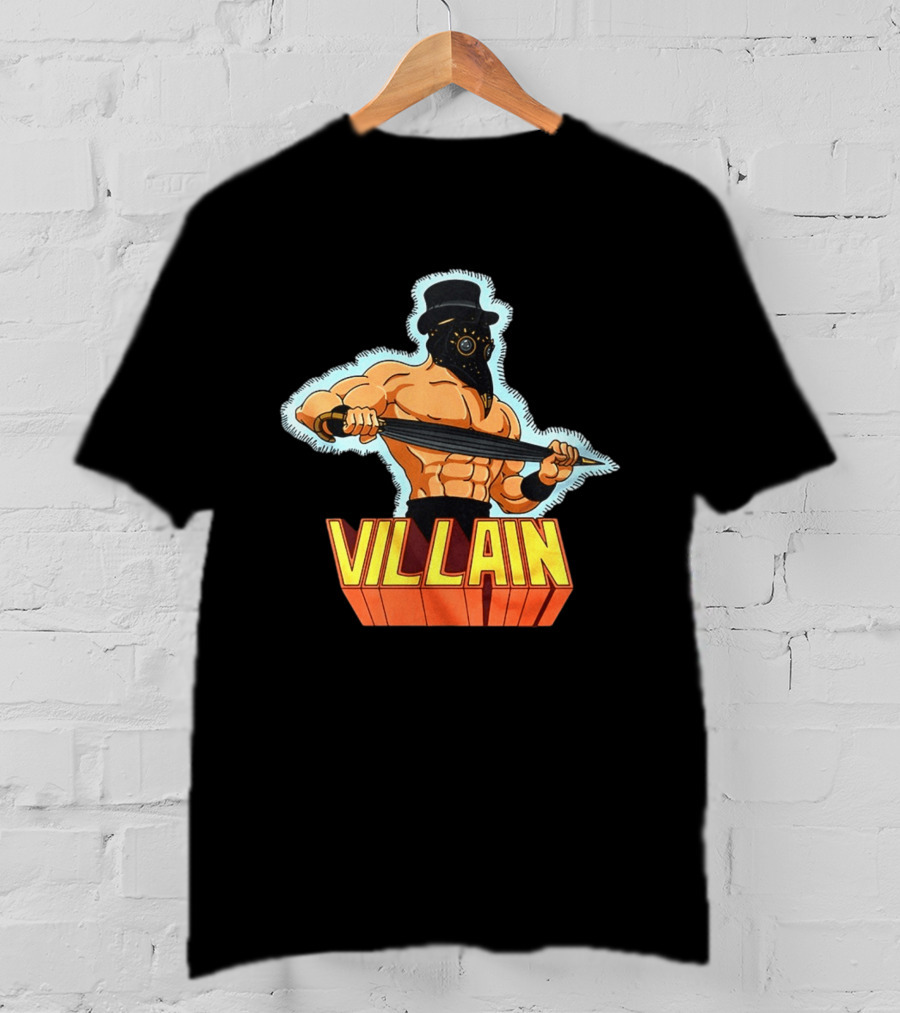 Villain Plague Doctor Warrior With Sword T-Shirt