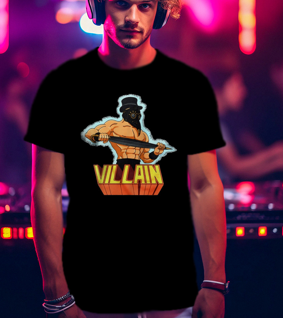Villain Plague Doctor Warrior With Sword T-Shirt