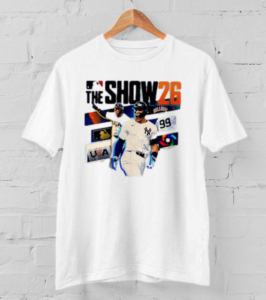 MLB The Show 26 Aaron Judge New York Yankees 99 USA T-Shirt
