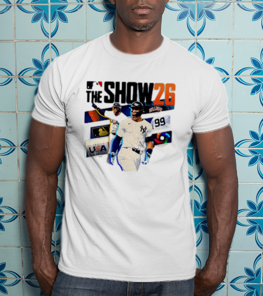 MLB The Show 26 Aaron Judge New York Yankees 99 USA T-Shirt