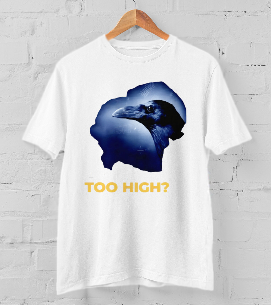 An IQ Too High Raven Sarcasm Meme T-Shirt
