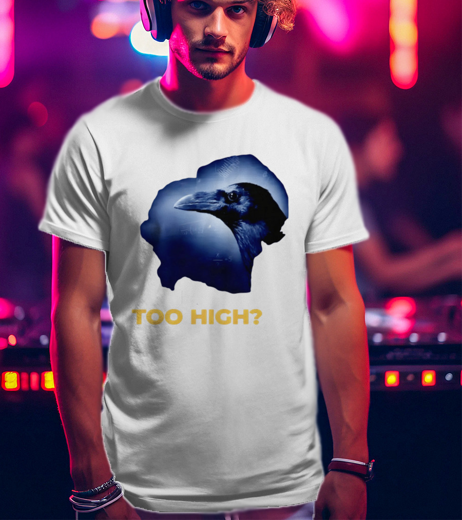 An IQ Too High Raven Sarcasm Meme T-Shirt