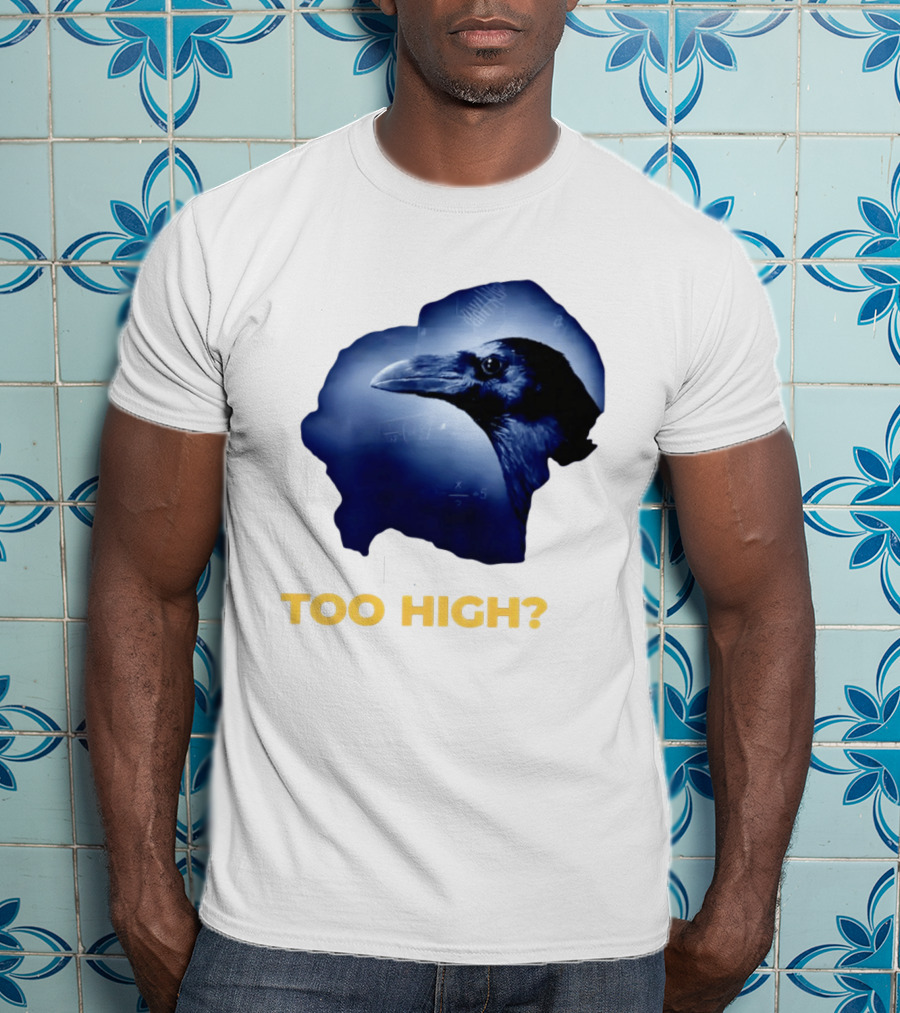 An IQ Too High Raven Sarcasm Meme T-Shirt
