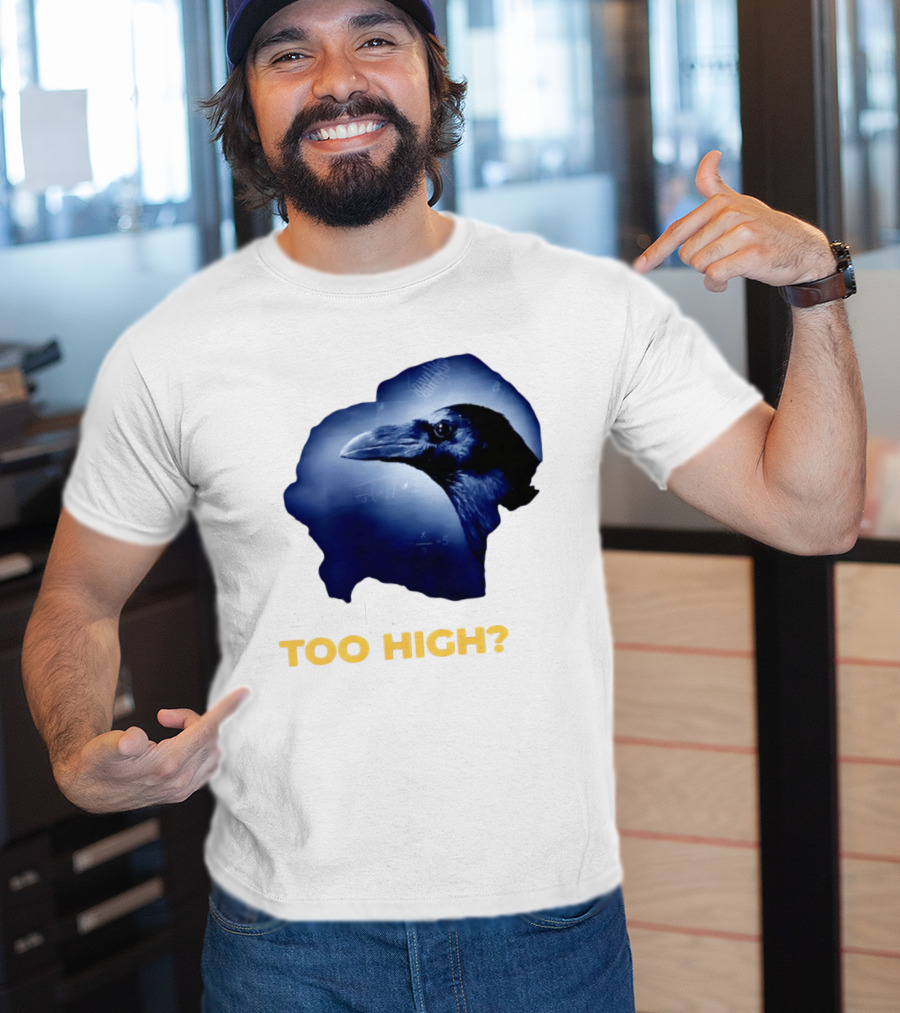An IQ Too High Raven Sarcasm Meme T-Shirt
