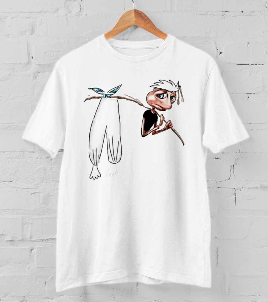 Go Jo Joe Biden Hobo Cartoon Character With Bindle And Pants T-Shirt