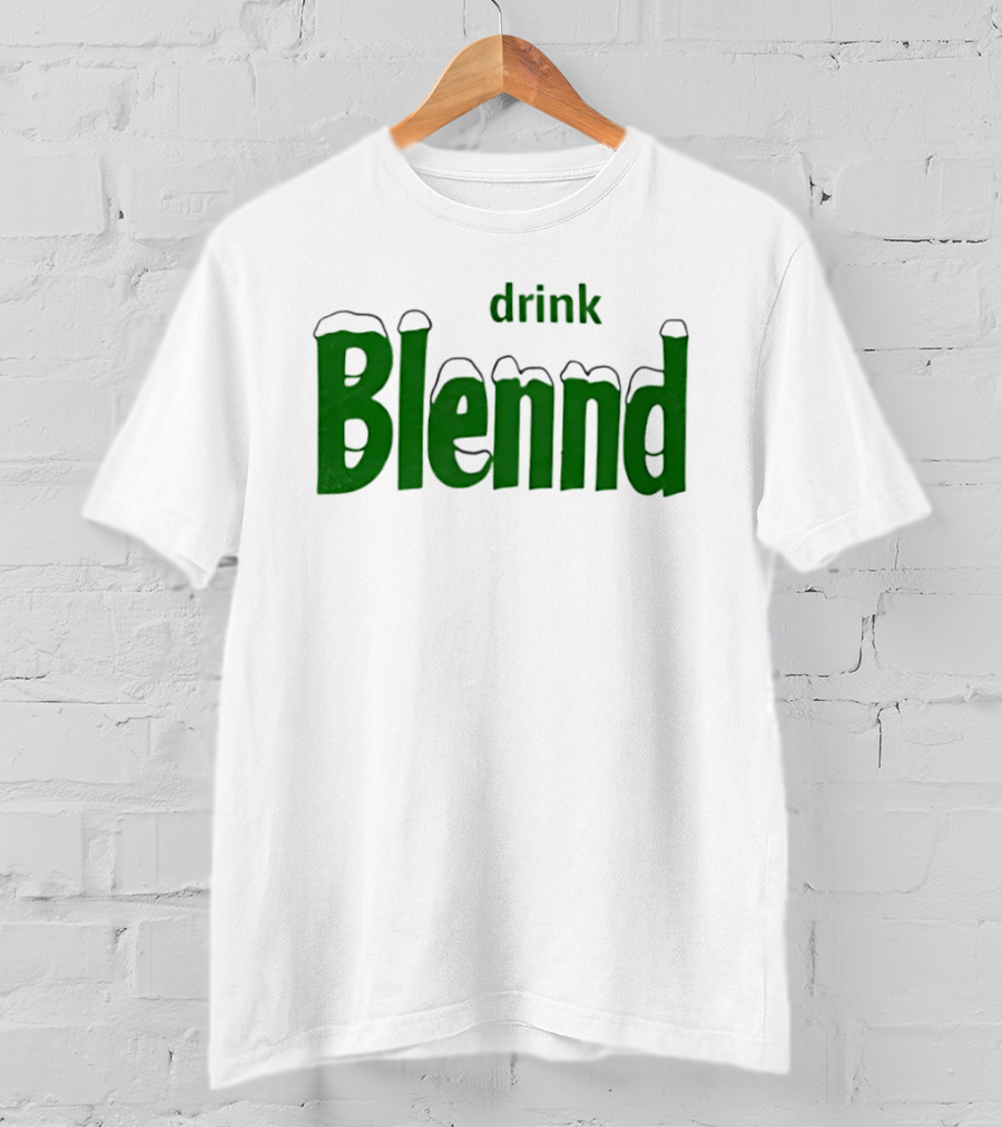 Refresh Your Routine Drink Blennd Green T-Shirt