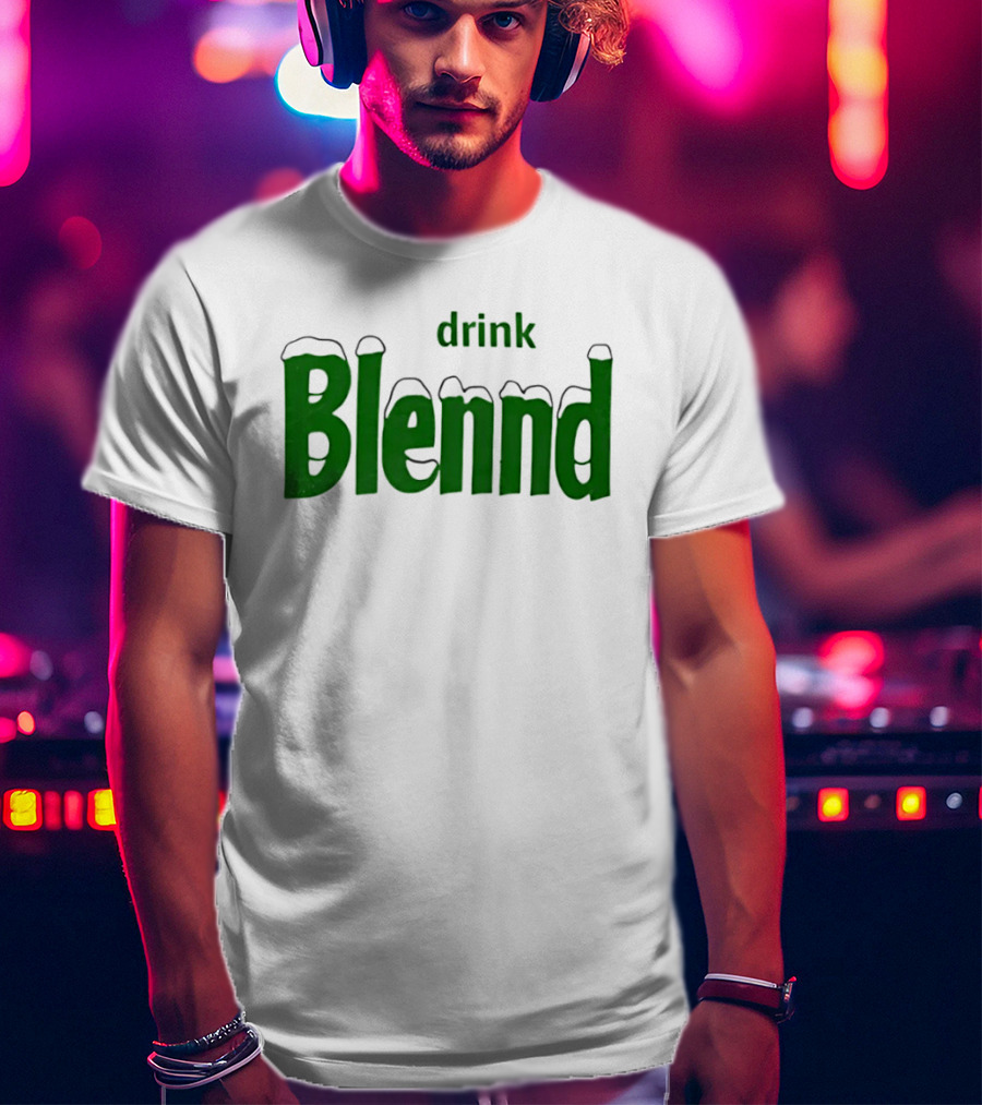 Refresh Your Routine Drink Blennd Green T-Shirt