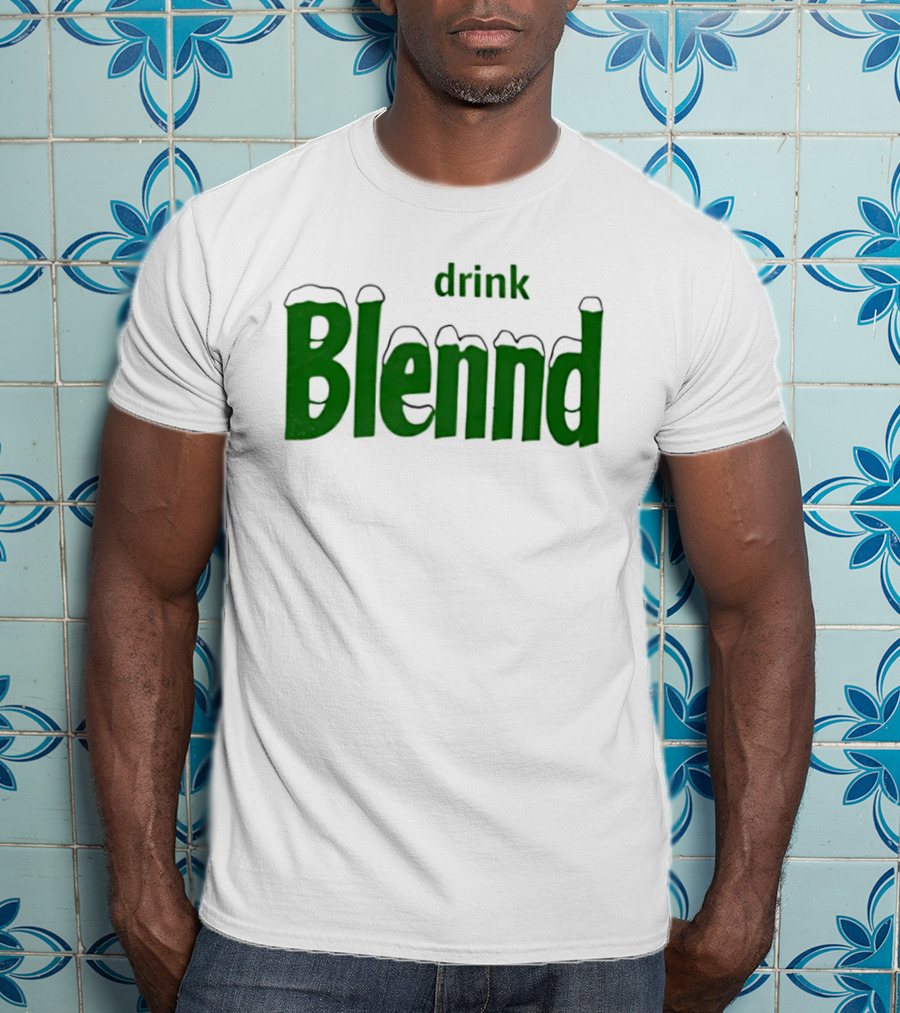 Refresh Your Routine Drink Blennd Green T-Shirt