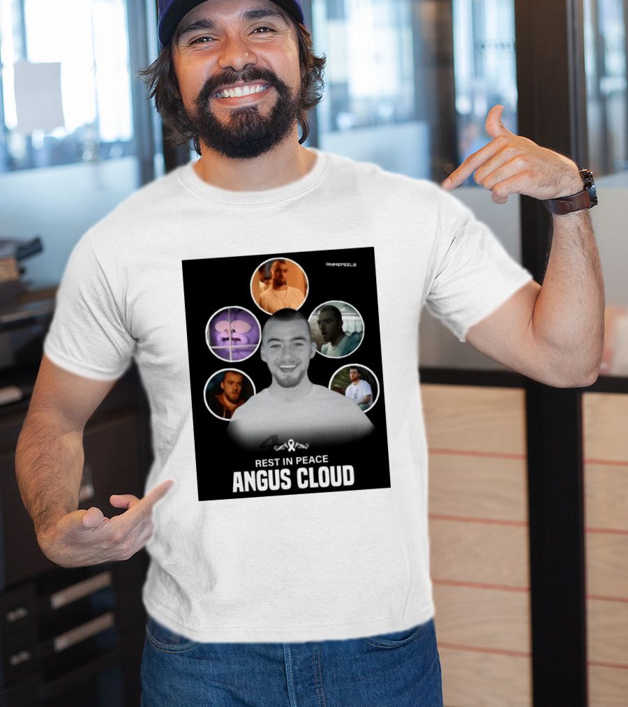 Angus Cloud Memorial Tribute AnimeFeels Rest In Peace T-Shirt