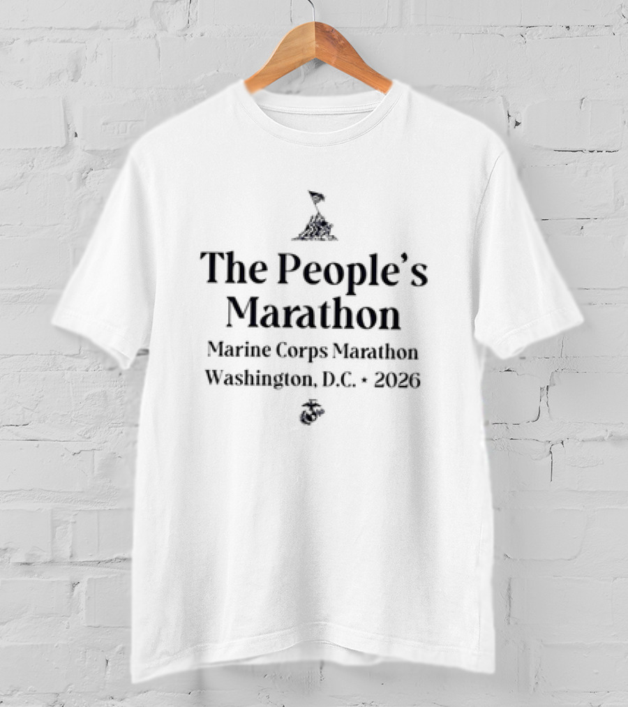 The People's Marathon Marine Corps Marathon Washington D.C. 2026 T-Shirt