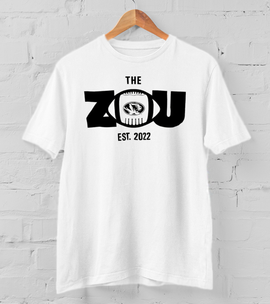 Missouri Tigers The Zou Football Est 2022 T-Shirt