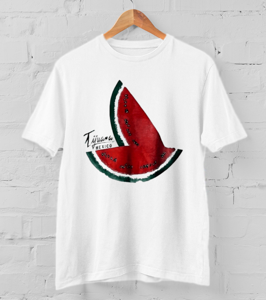 Tijuana Mexico Watermelon Summer Snack Souvenir T-Shirt