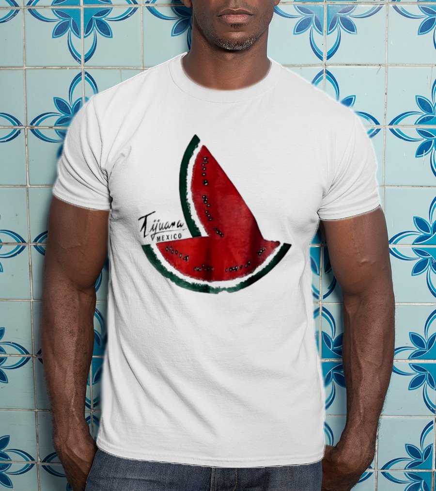 Tijuana Mexico Watermelon Summer Snack Souvenir T-Shirt
