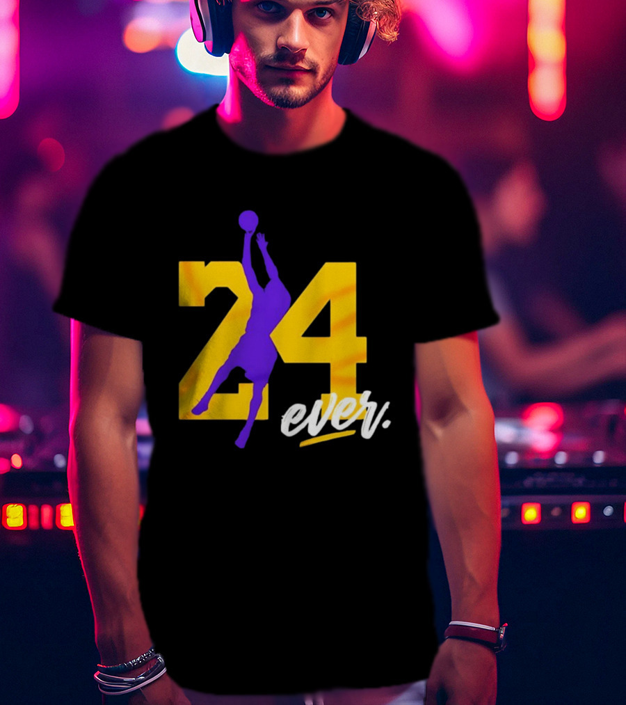 Kobe Bryant Los Angeles Lakers 24 Ever Basketball Legend T-Shirt